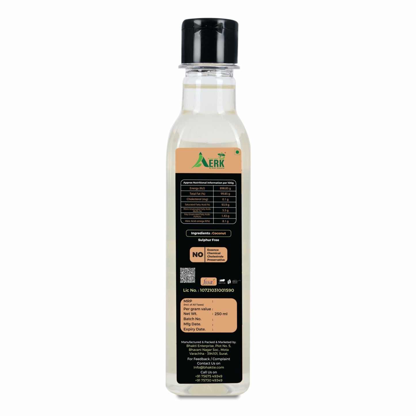 Premium Wooden Cold Pressed Coconut Oil