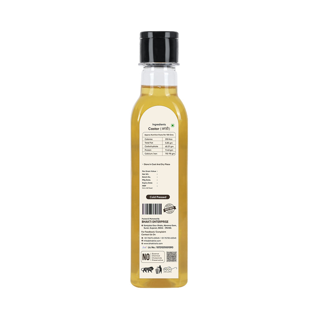 Natural cold pressed Castor Oil - 250 ML