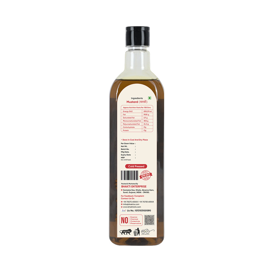 Cold pressed Mustard Oil - 1 Liter