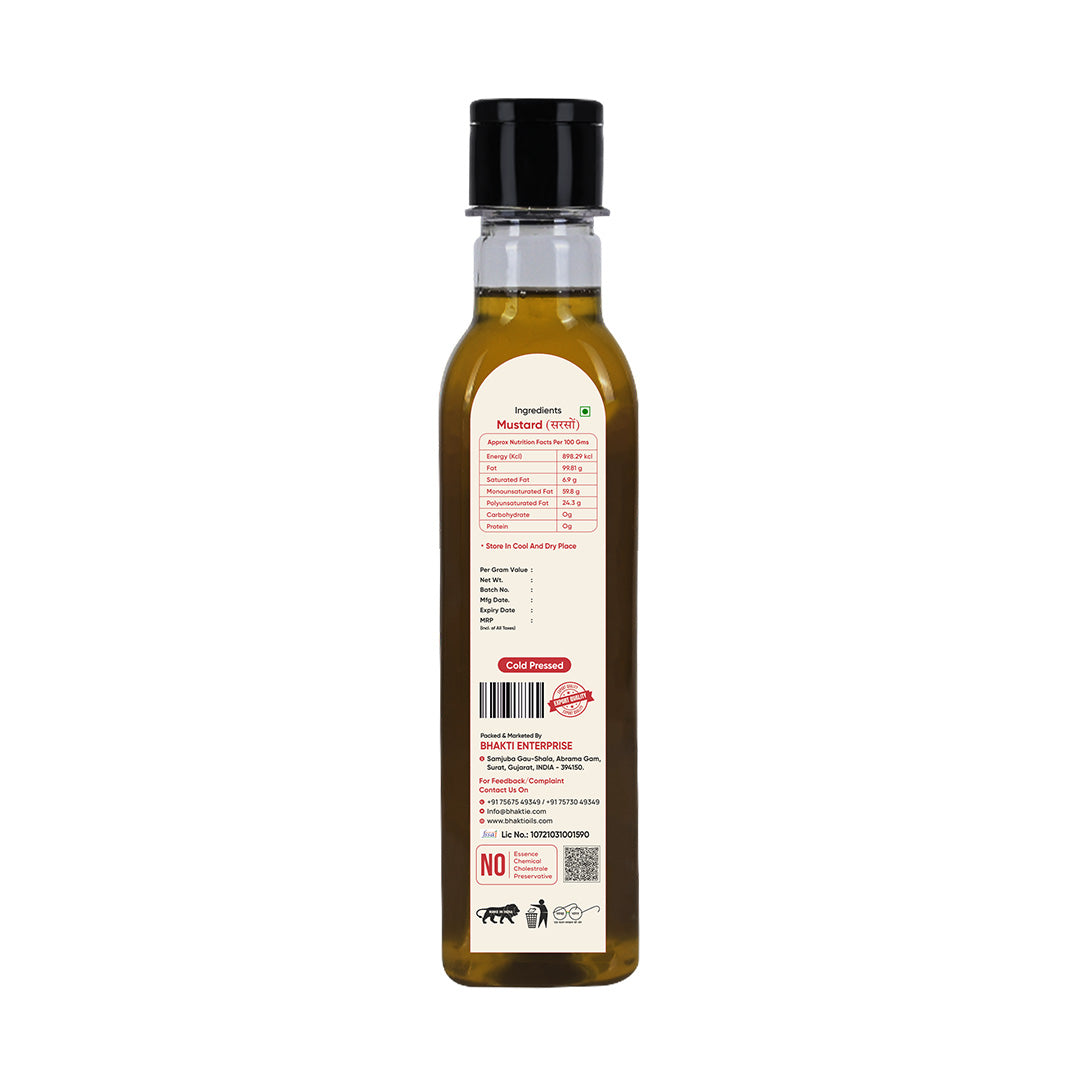 Cold pressed Mustard Oil - 250 ML