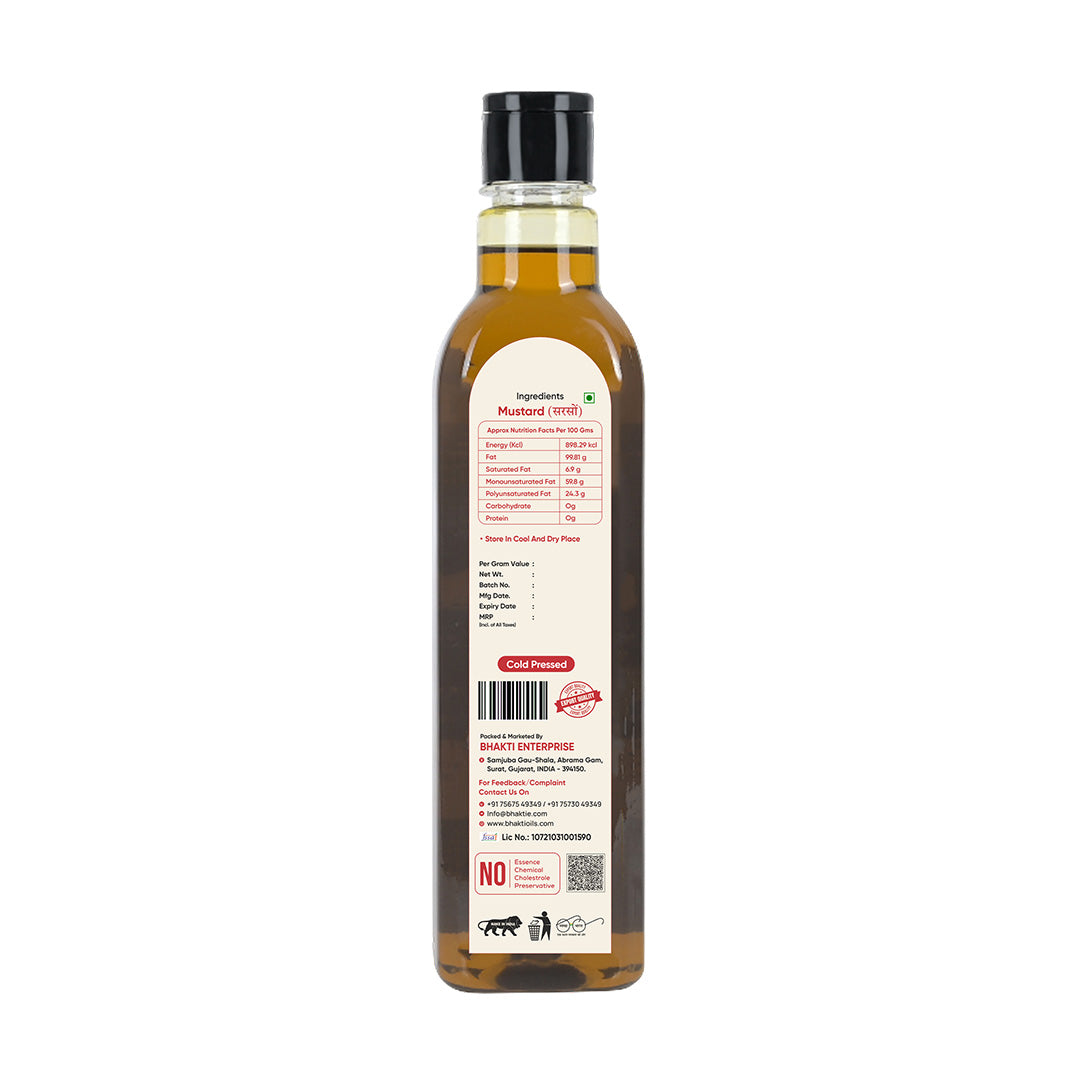 Cold pressed Mustard Oil - 500 ML
