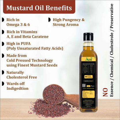 Wooden cold pressed Mustard Oil