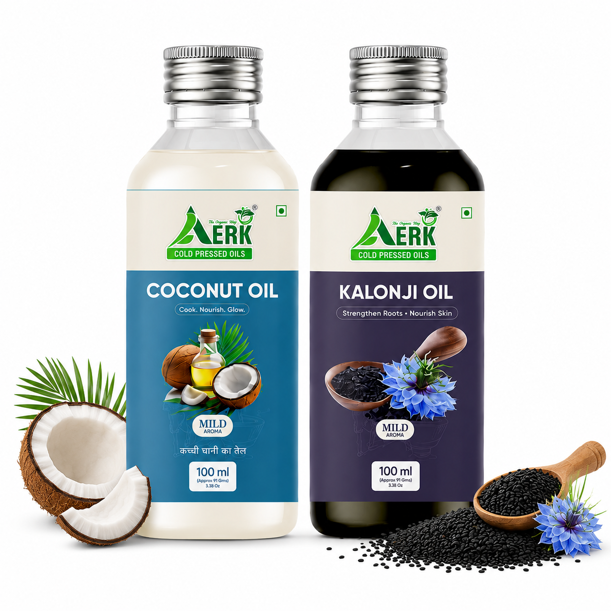 Coconut Oil & Kalonji Oil Hair Care Combo