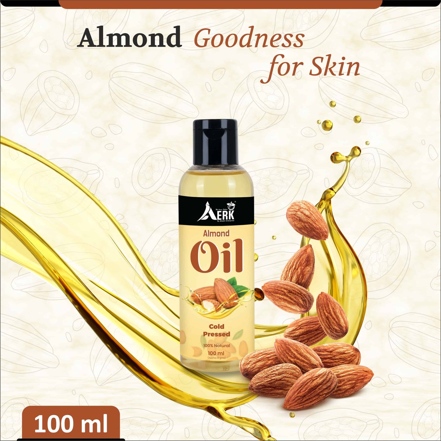 Natural Almond Oil Cold Pressed