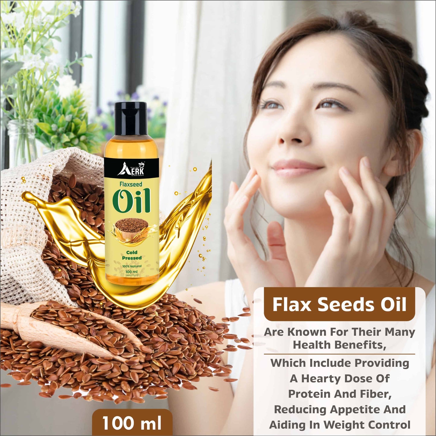 Natural Flexseed Oil