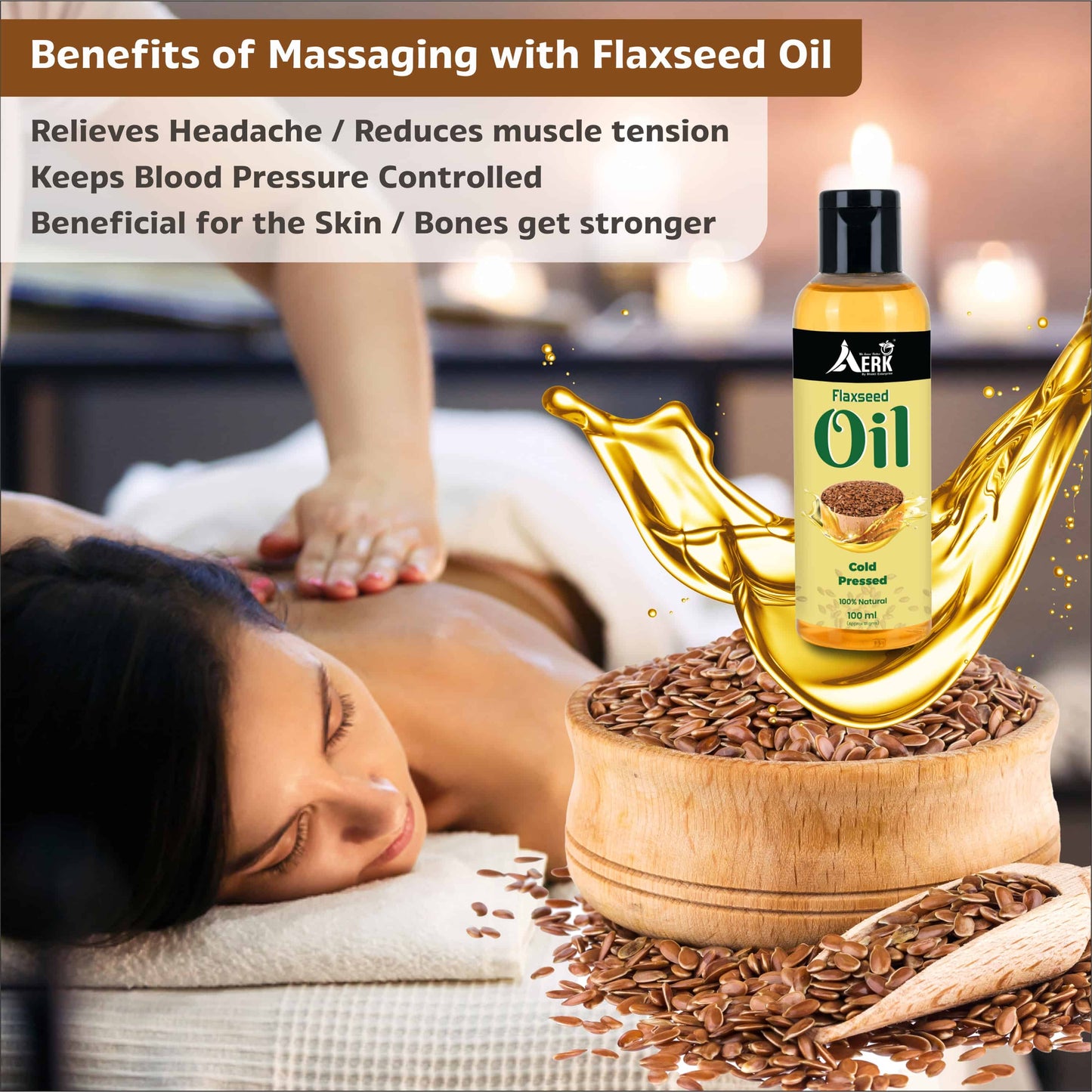 Natural Flexseed Oil