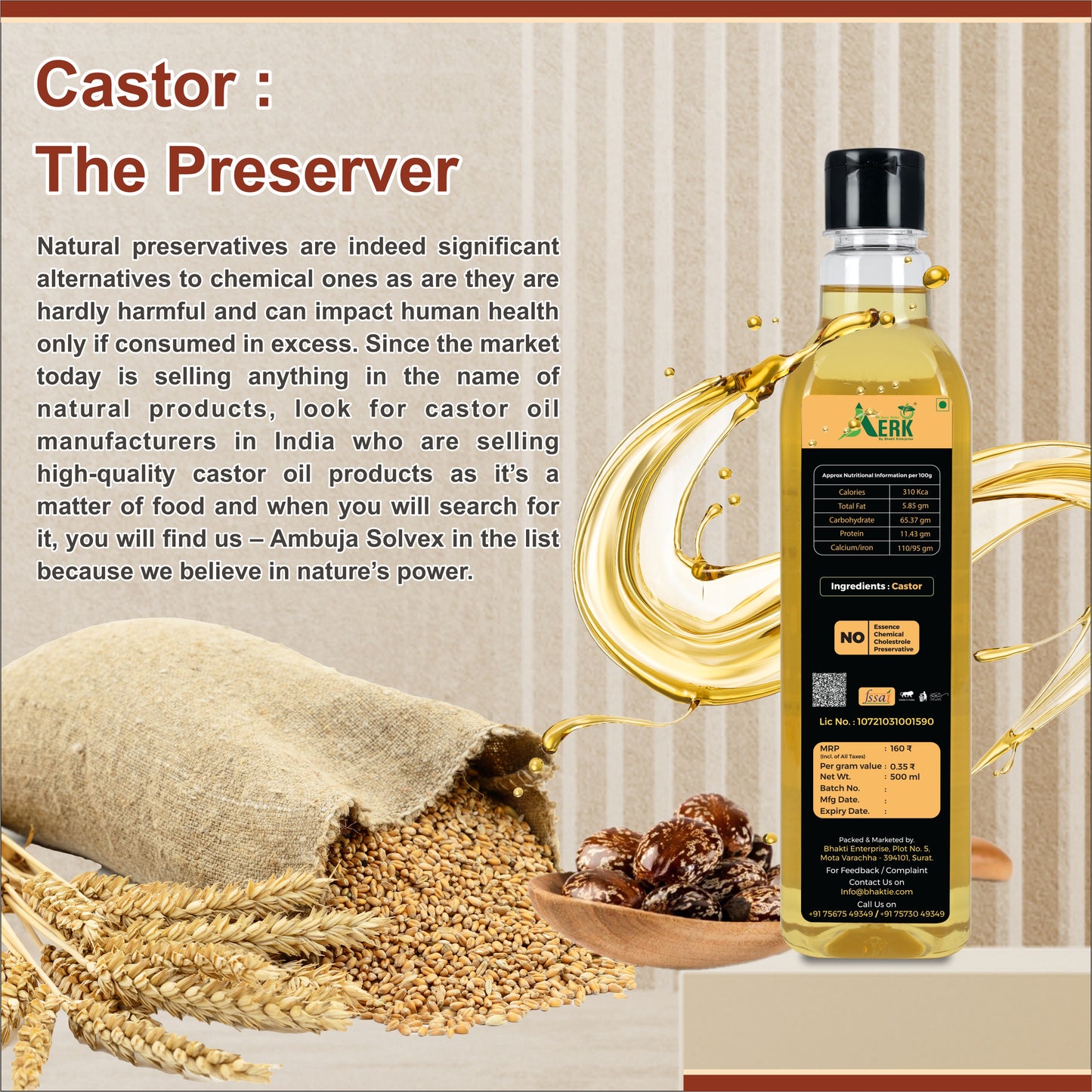 Natural Castor Oil