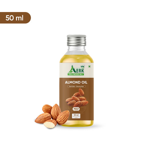 Natural Wooden Cold Pressed Almond Oil - 50 ML