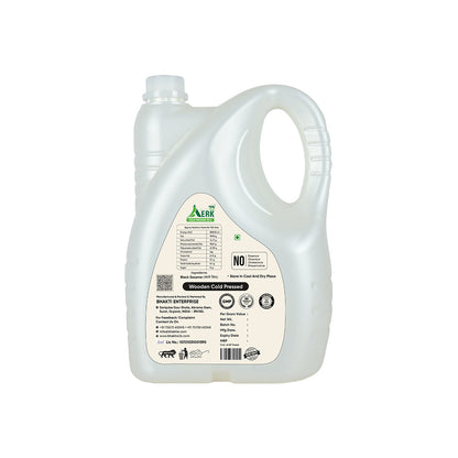 Wooden Cold Pressed Black Sesame Oil - 5 Liter