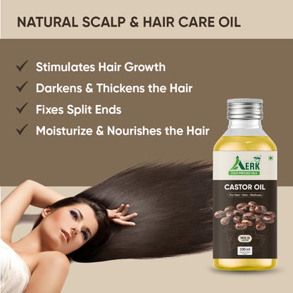 Natural cold pressed Castor Oil - 100 ML