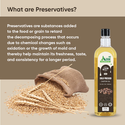 Natural cold pressed Castor Oil - 1 Liter