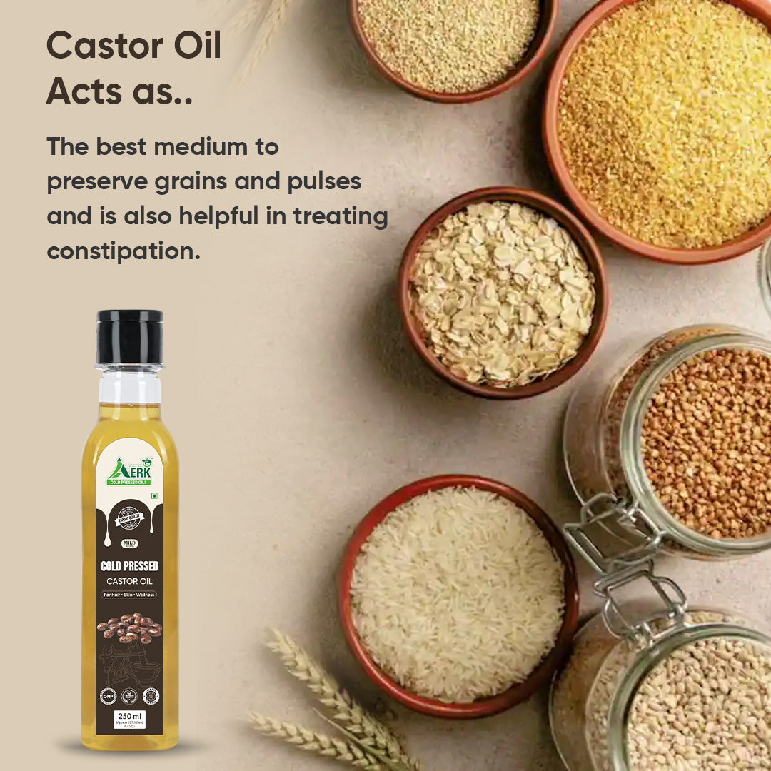 Natural cold pressed Castor Oil - 250 ML
