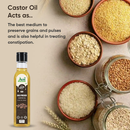 Natural cold pressed Castor Oil - 250 ML