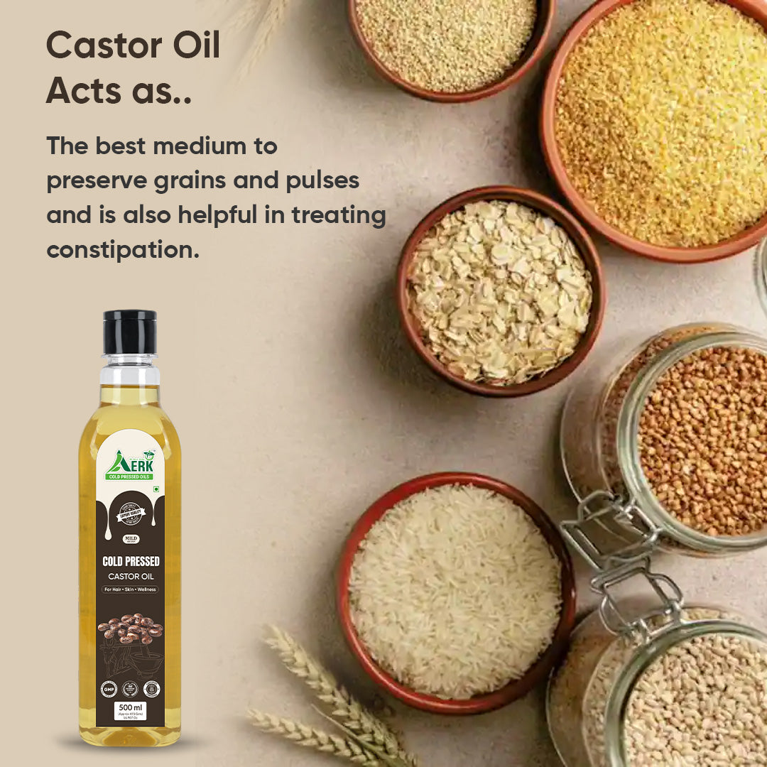 Natural cold pressed Castor Oil - 500 ML