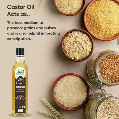 Natural cold pressed Castor Oil - 500 ML