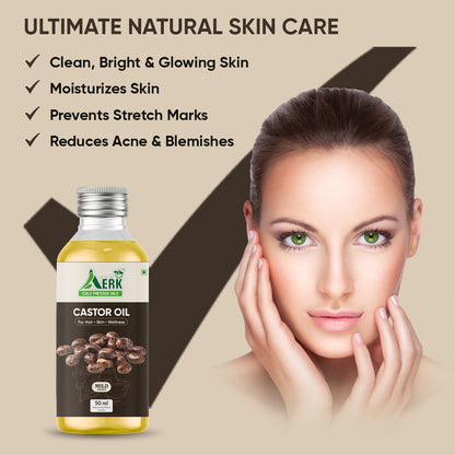 Natural cold pressed Castor Oil - 50 ML