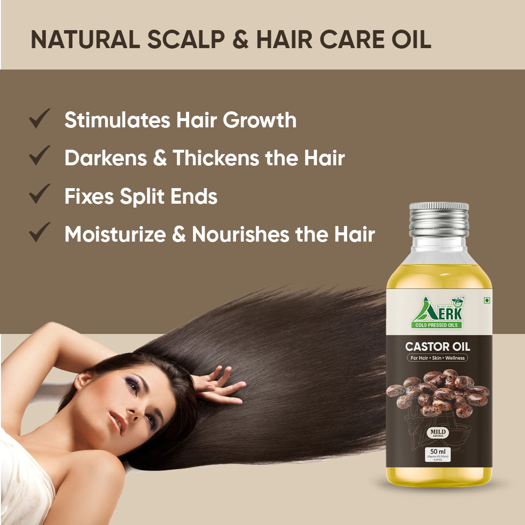 Natural cold pressed Castor Oil - 50 ML