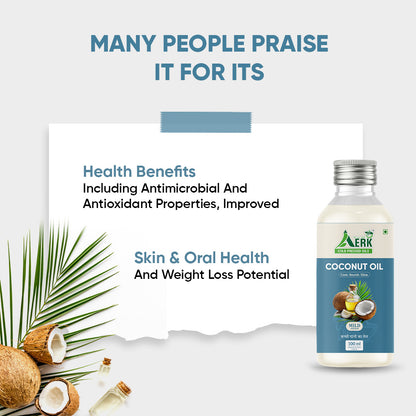 Premium Wooden Cold Pressed Coconut Oil - 100 ML