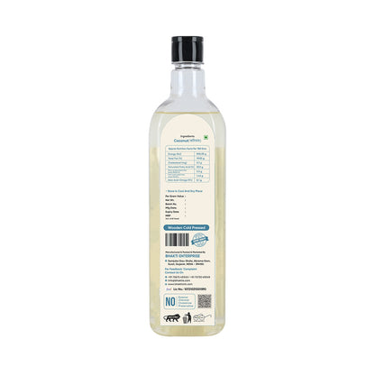 Premium Wooden Cold Pressed Coconut Oil - 1 Liter