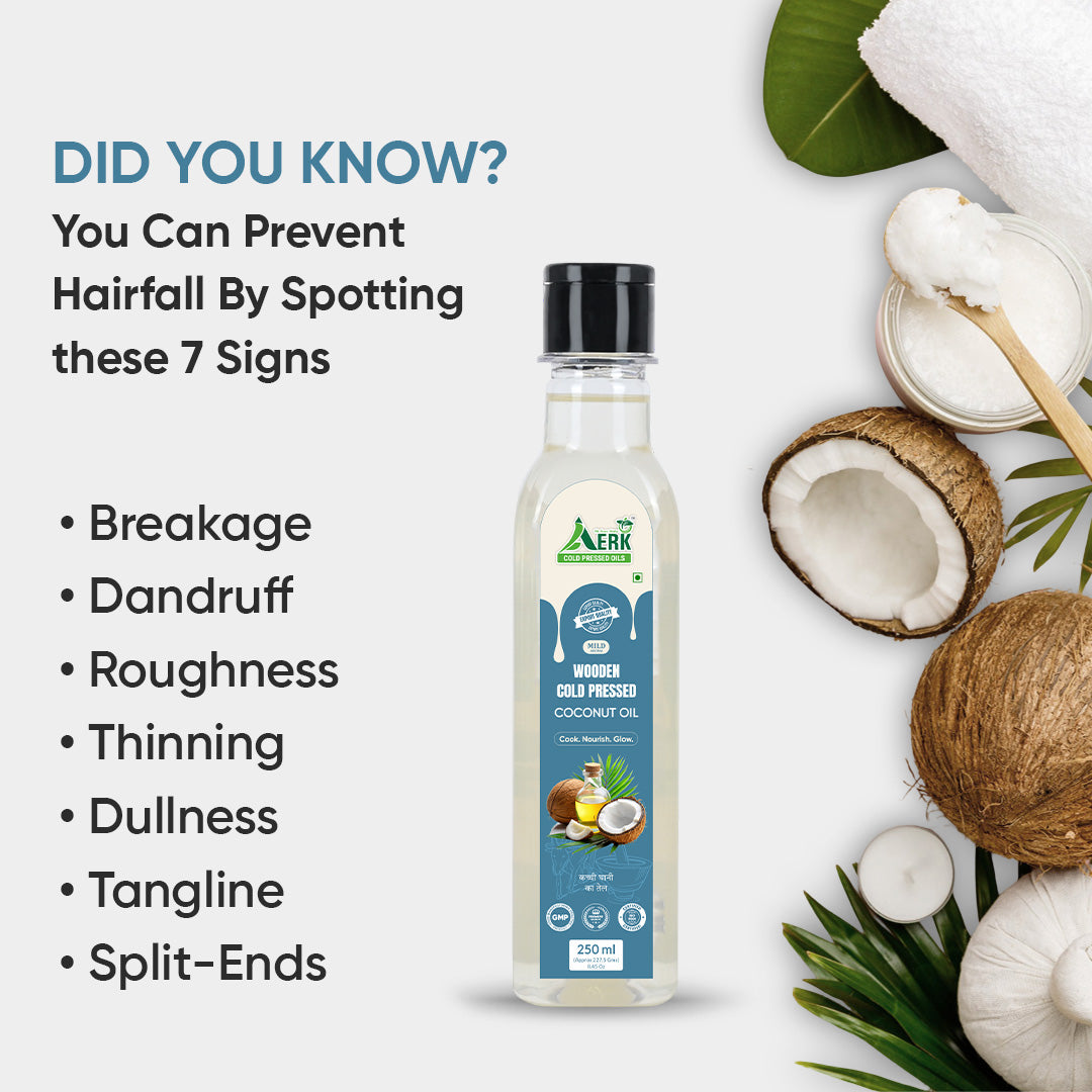 Premium Wooden Cold Pressed Coconut Oil - 250 ML