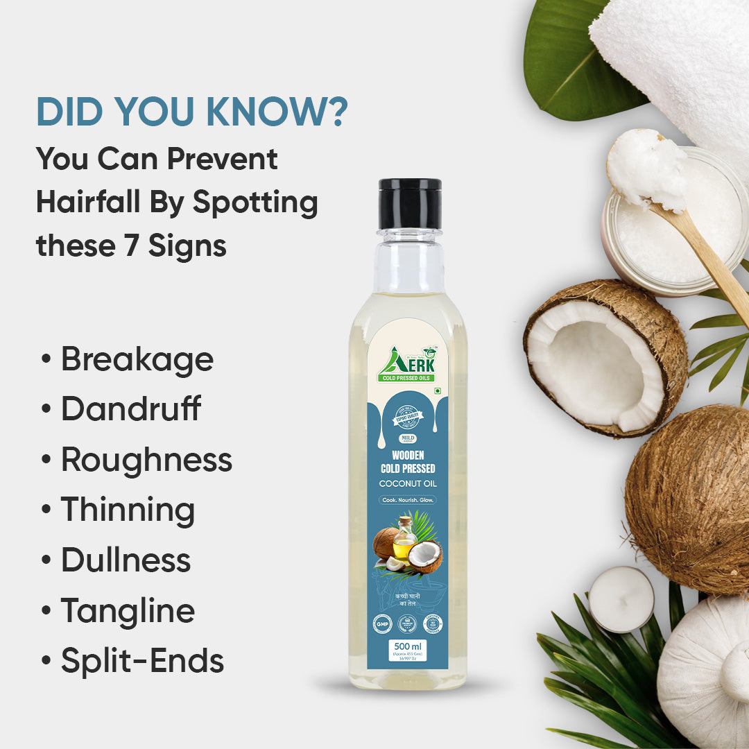 Premium Wooden Cold Pressed Coconut Oil - 500 ML