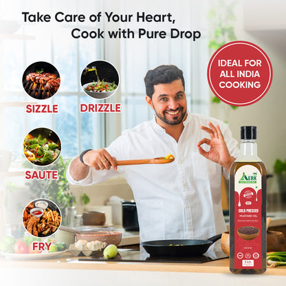 Cold pressed Mustard Oil - 1 Liter