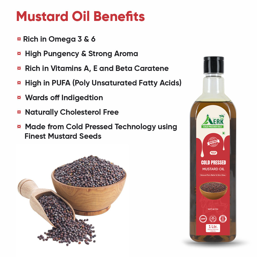 Cold pressed Mustard Oil - 1 Liter