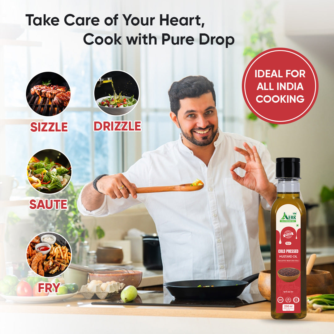 Cold pressed Mustard Oil - 250 ML