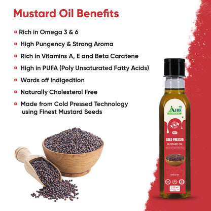 Cold pressed Mustard Oil - 250 ML