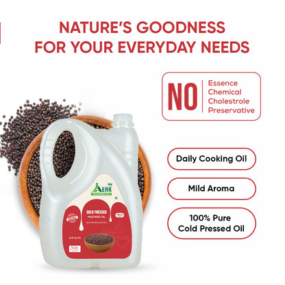 Cold pressed Mustard Oil - 5 Liter