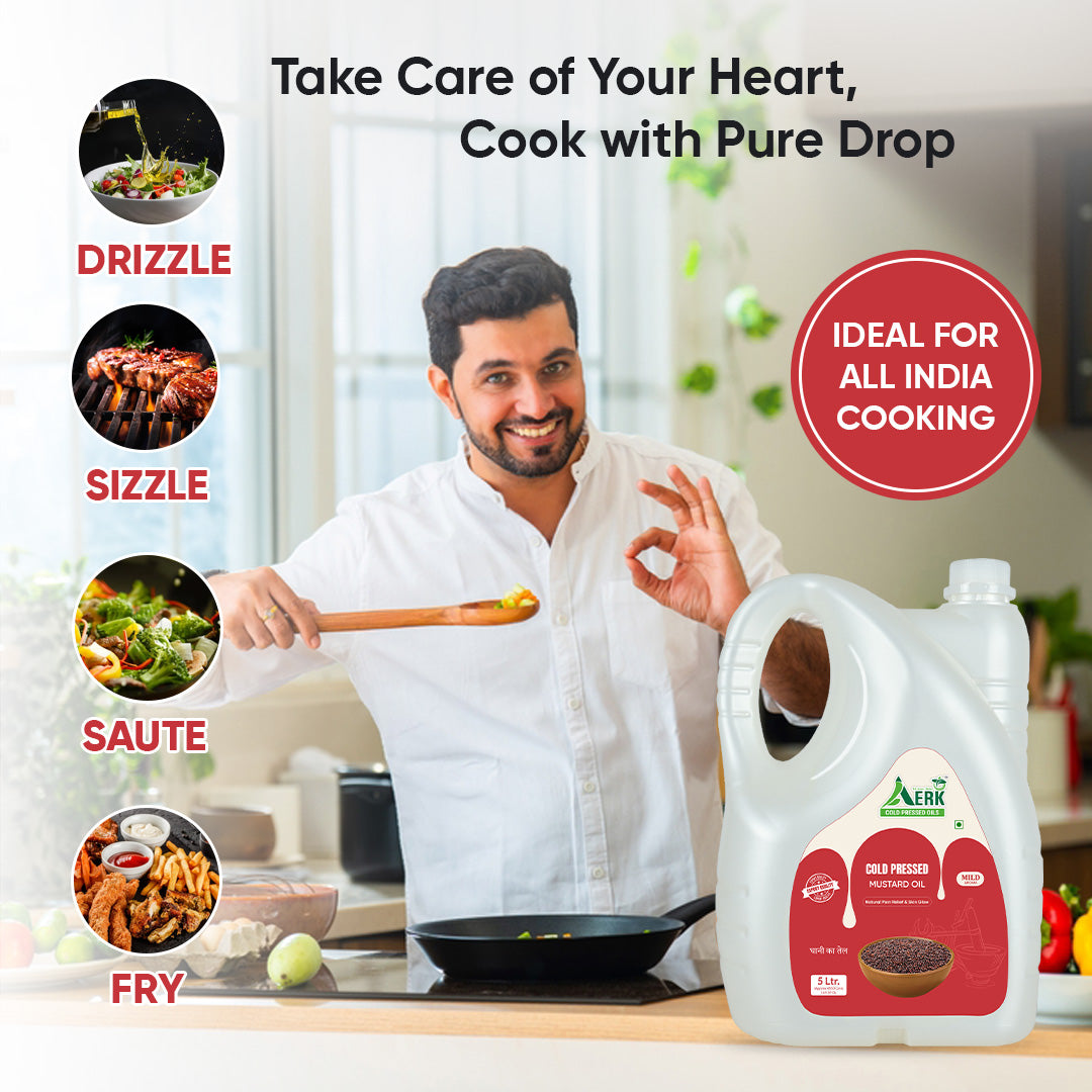 Cold pressed Mustard Oil - 5 Liter