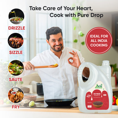 Cold pressed Mustard Oil - 5 Liter