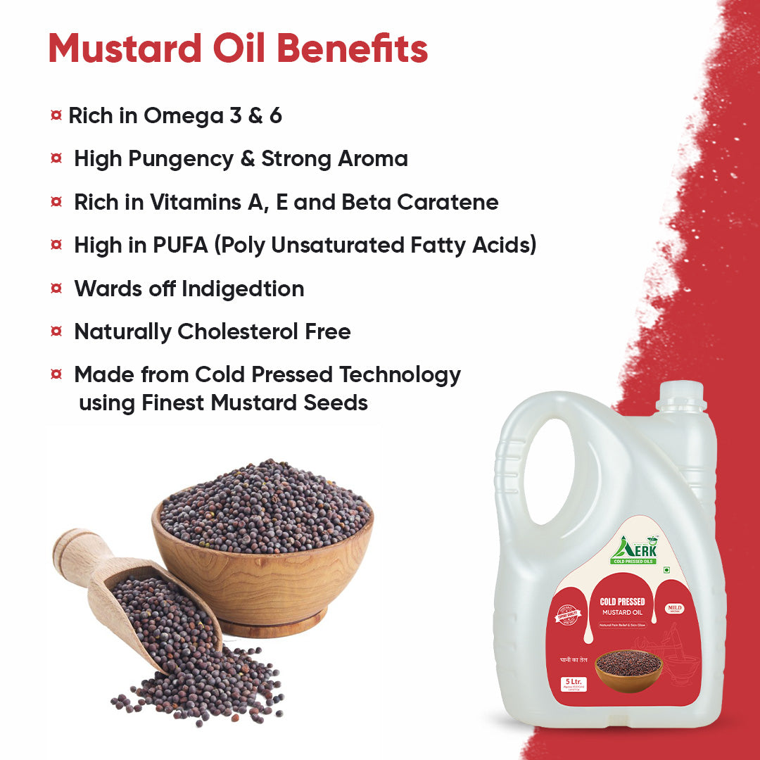 Cold pressed Mustard Oil - 5 Liter