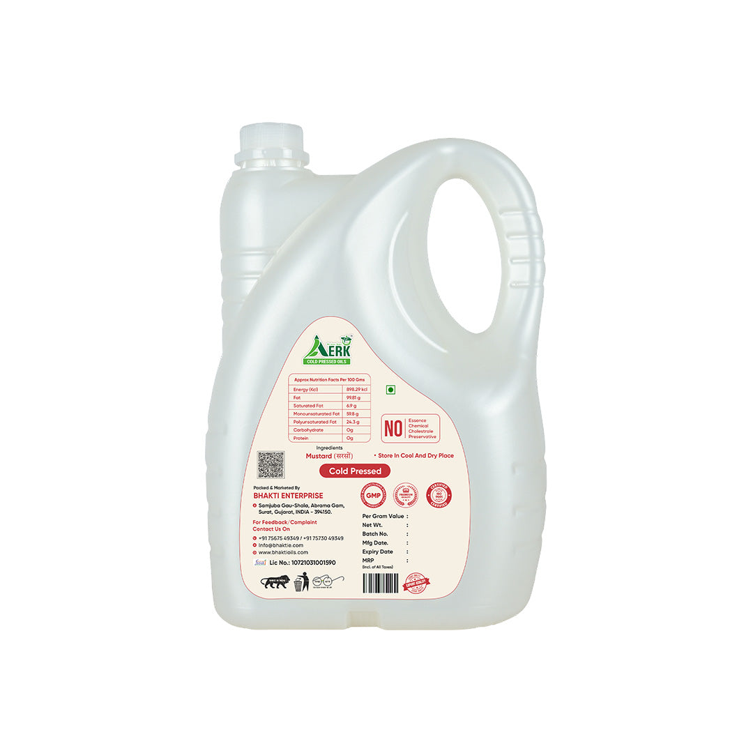 Cold pressed Mustard Oil - 5 Liter