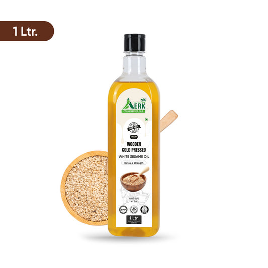 Wooden cold pressed White Sesame Oil - 1 Liter