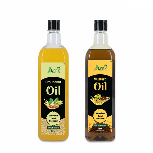 Rich Blend: Groundnut Oil Enhanced with Mustard Oil