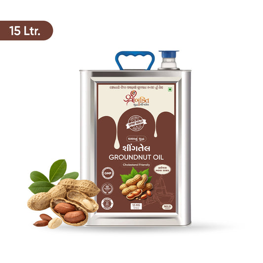 Shree Bhakti Oils Cold Pressed Groundnut Oil - 15 KG