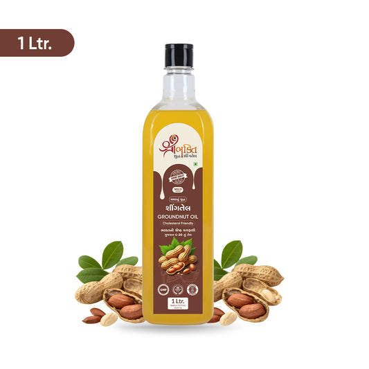 Shree Bhakti Oils Cold Pressed Groundnut Oil - 1 Liter